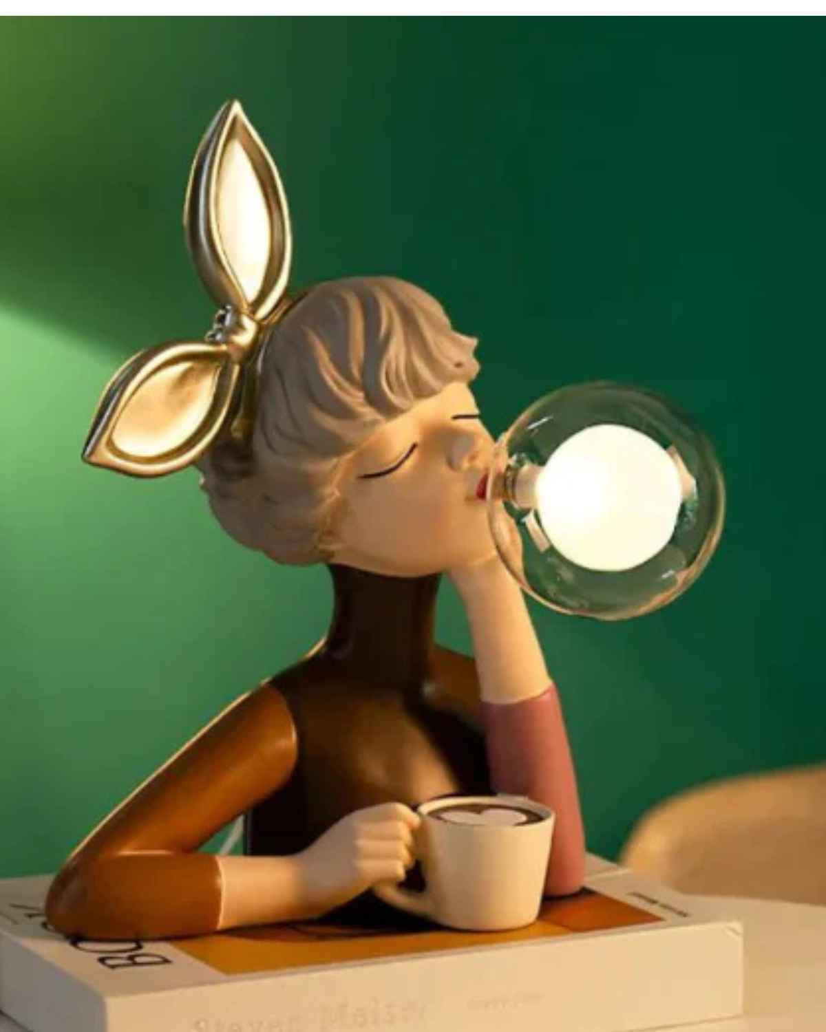 Sylvire - Lámpara de mesa con burbujas de luz