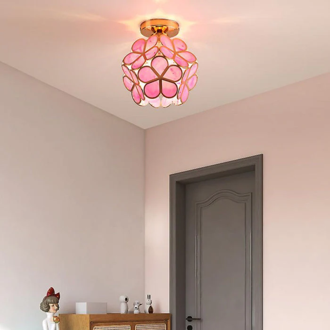 Florayne – Vintage Floral Ceiling Lamp