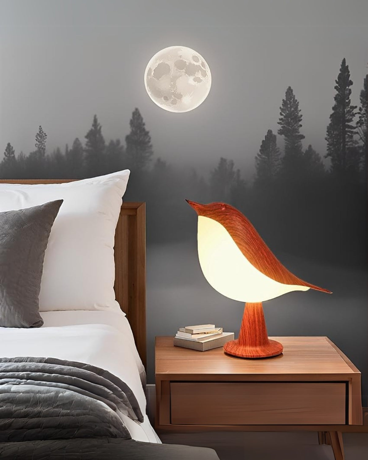 Aerwyn - Stolní lampa ve tvaru ptáka