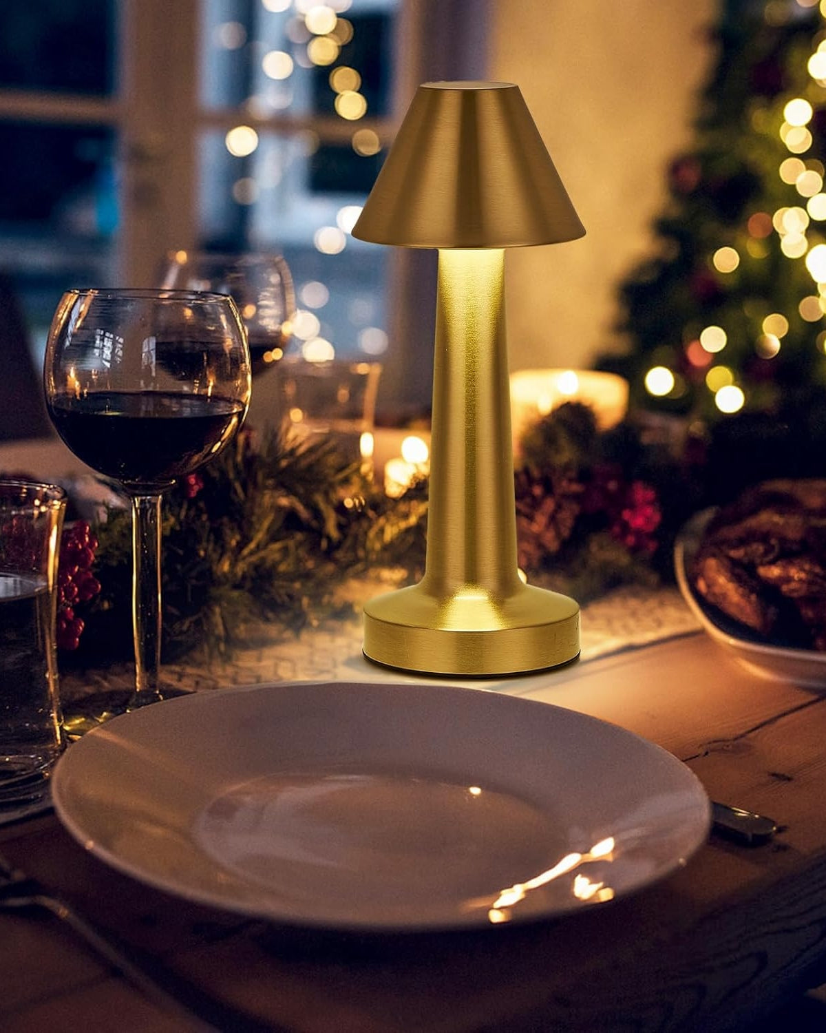 Elarayne - Tidløs Bordlampe med Lys