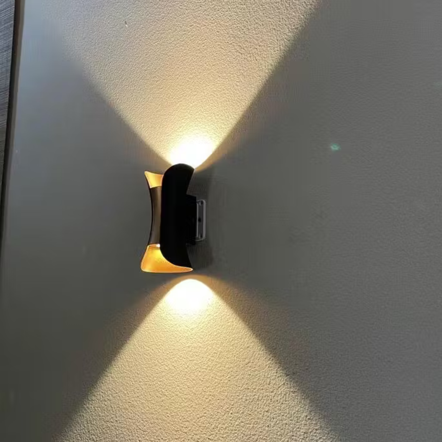 Nyvoro - Applique murale extérieure en aluminium, lumière nocturne phosphorescente, étanche IP65