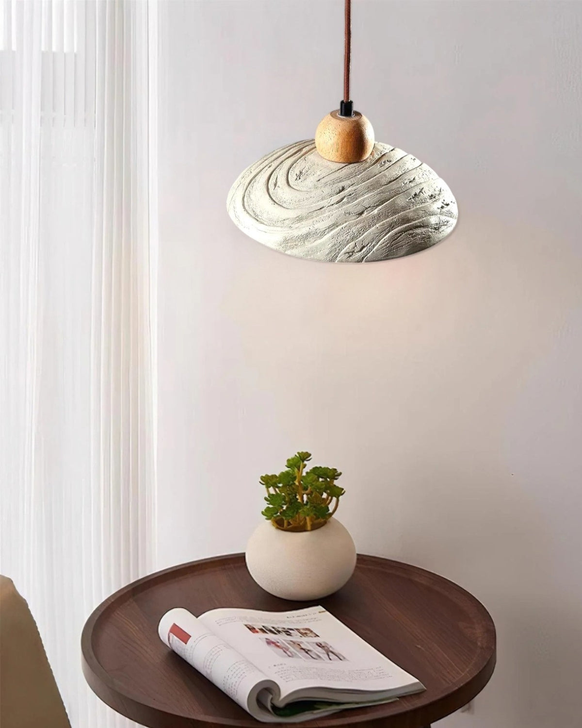 Thareon - Lampada a sospensione a cupola terrestre