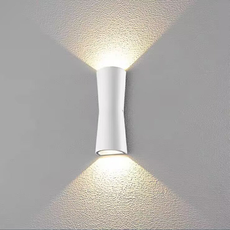 Esvair - Orr Minimalistisk Fakkel Metal Akryl LED Udendørs Væglampe