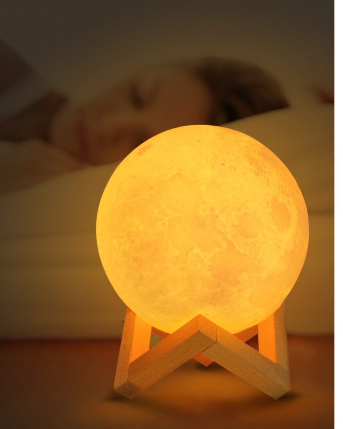 Elunari - Måneformet Bordlampe
