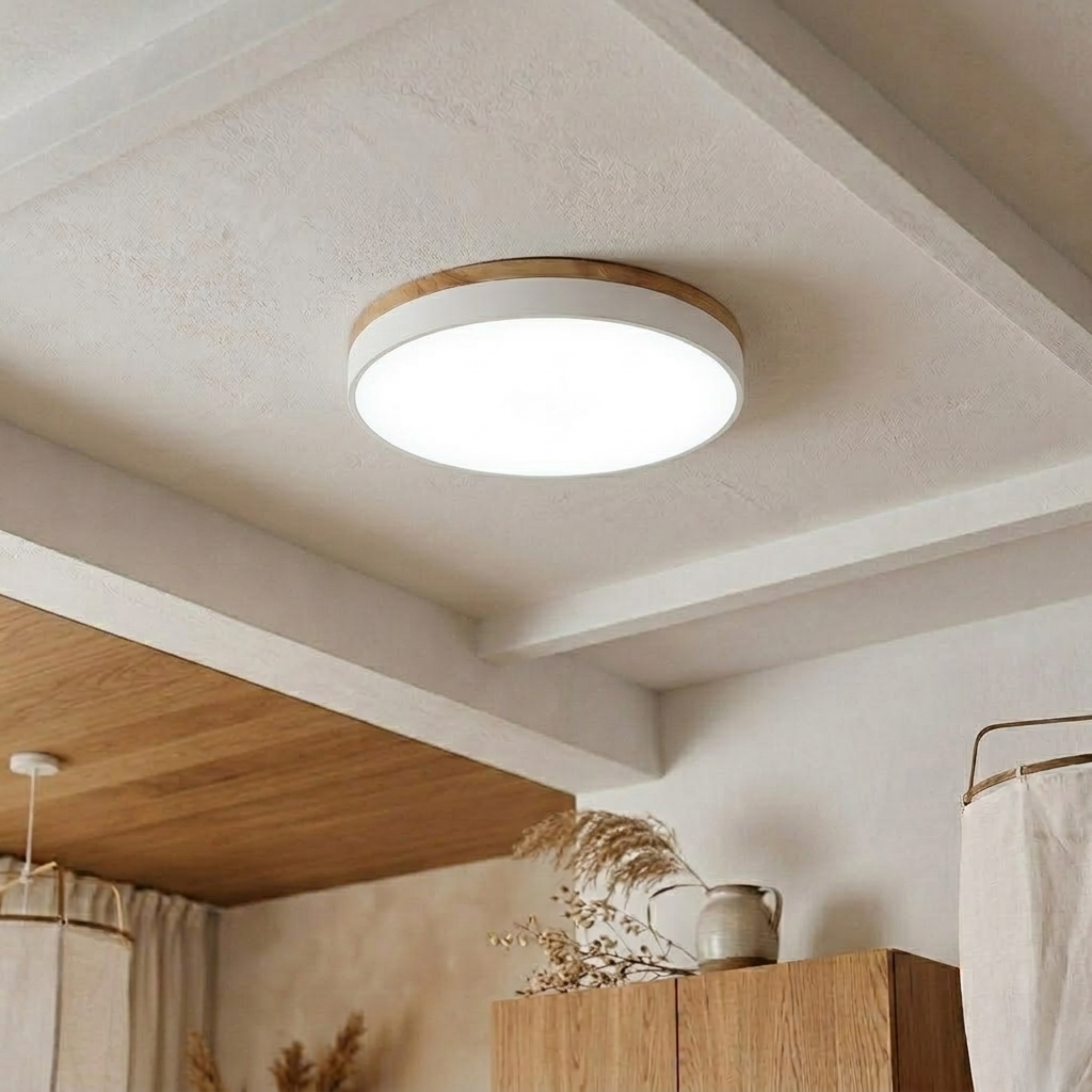Cabain – Moderne Rund Skive Loftlampe