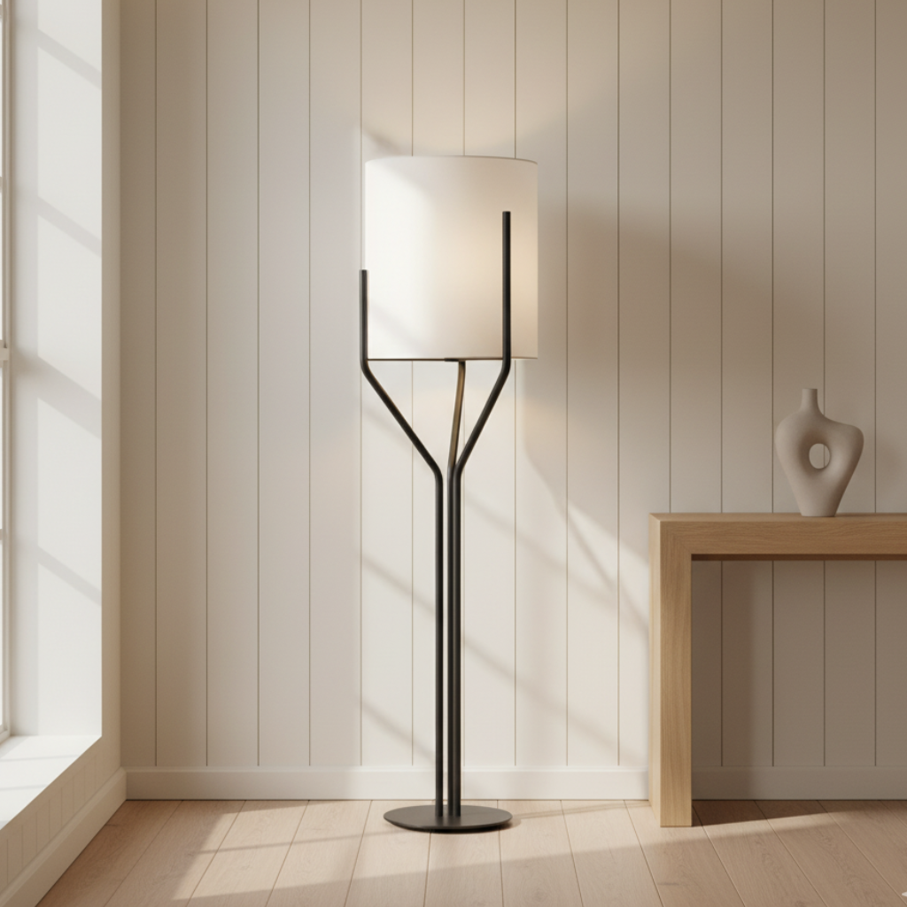 Sylvorae - Elegáns modern réz állólámpa nappali világításhoz