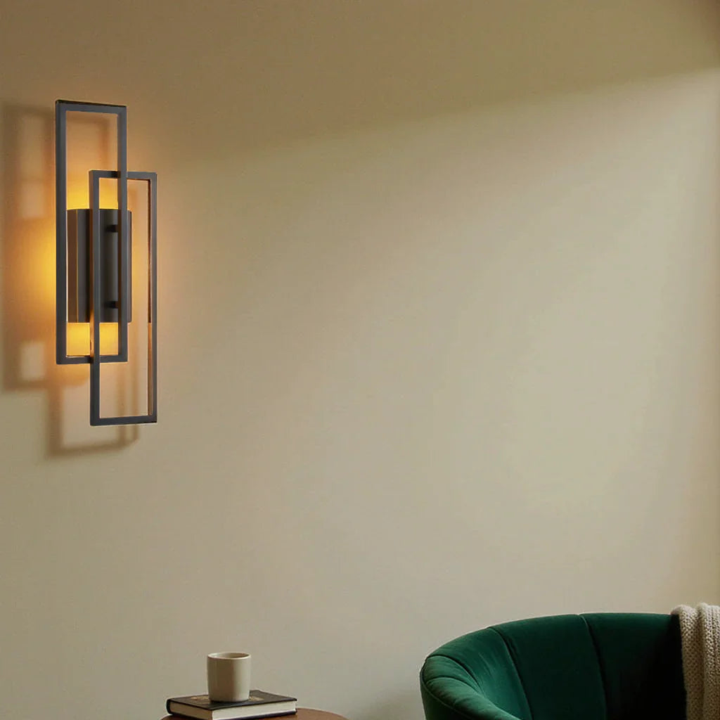 Virexo – Lampe Murale LED Géométrique Rectangulaire