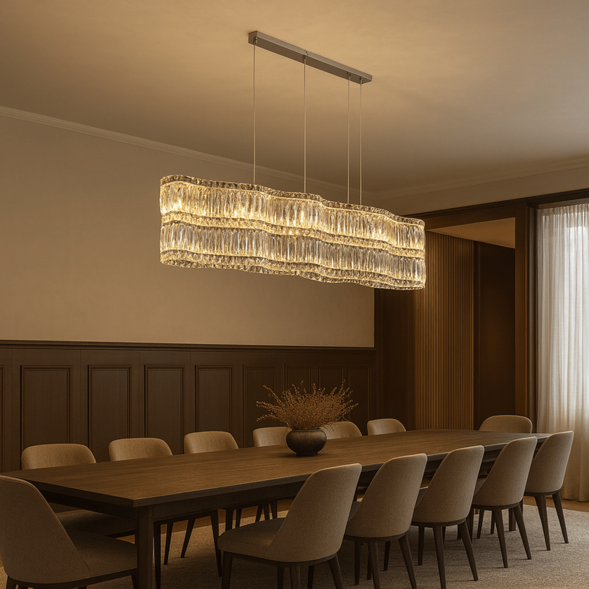 Lineaure- Modern Linear Suspension Chandelier