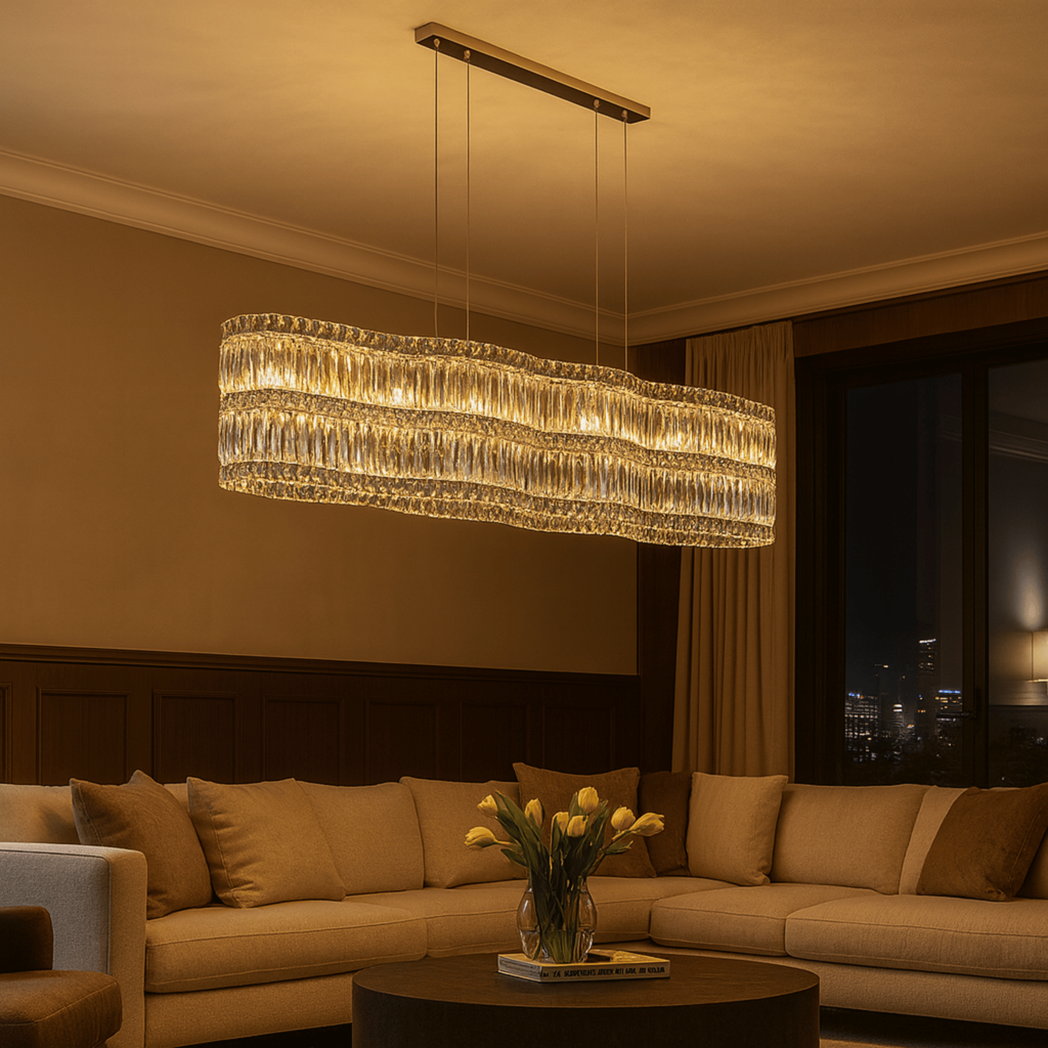Lineaure- Modern Linear Suspension Chandelier