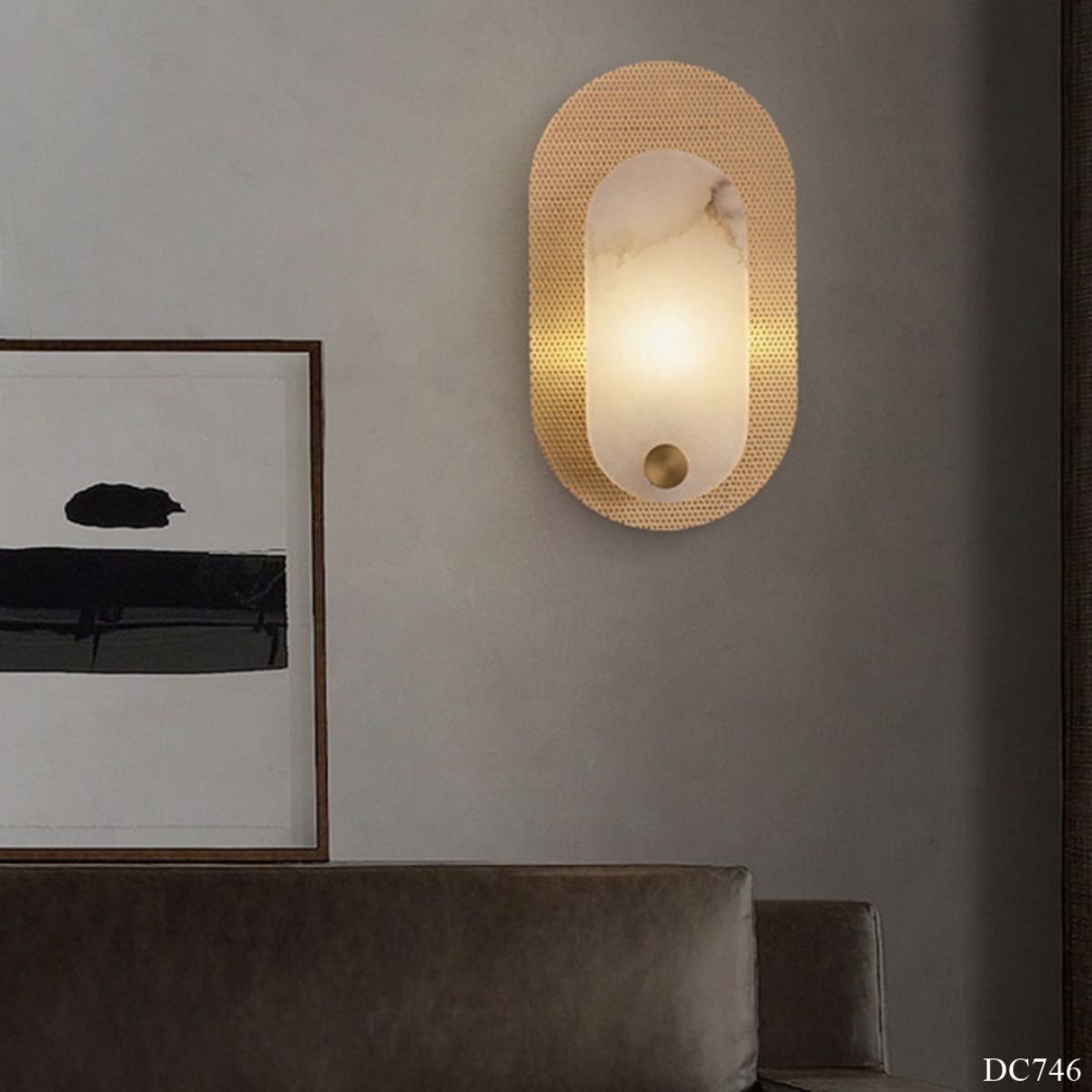 Elyvara – Luksuriøst Nordisk Marmor Væglampe