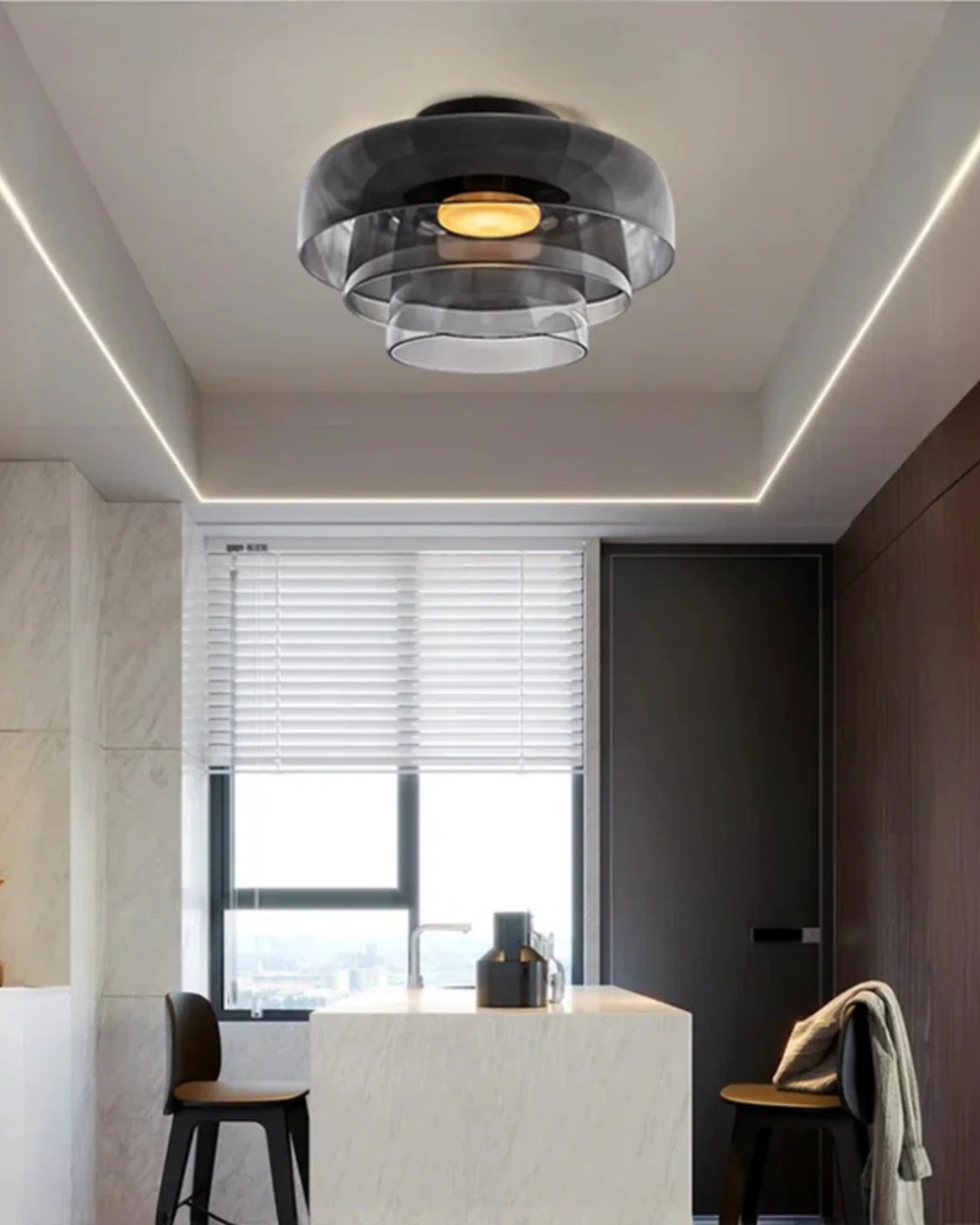 Nuvolira – Felhő ihlette szobrászati mennyezeti lámpa