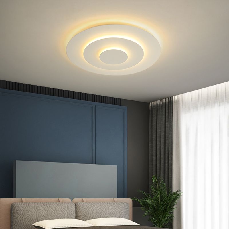 Arivode – Modern Round LED Ceiling Light White 50cm