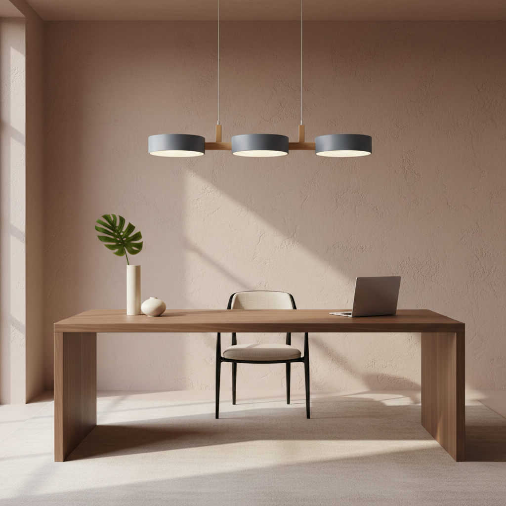 Trestra – lineární závěsné svítidlo skandinávského designu pro jídelnu a kuchyň