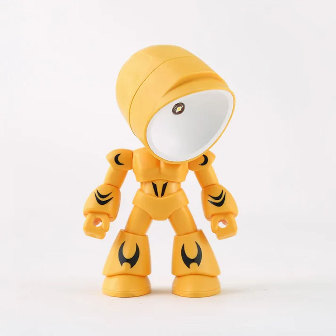 Novaryn – Lampada da Tavolo LED Ispirata a un Robot Moderno, 1 Luce
