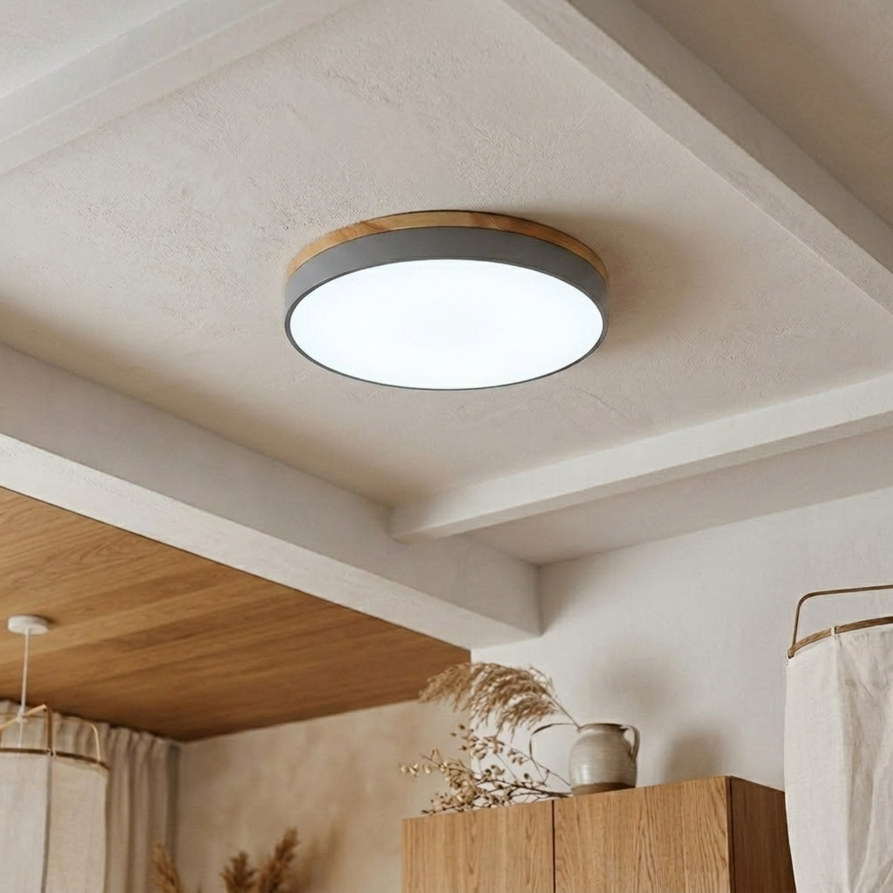 Cabain – Moderne Rund Skive Loftlampe