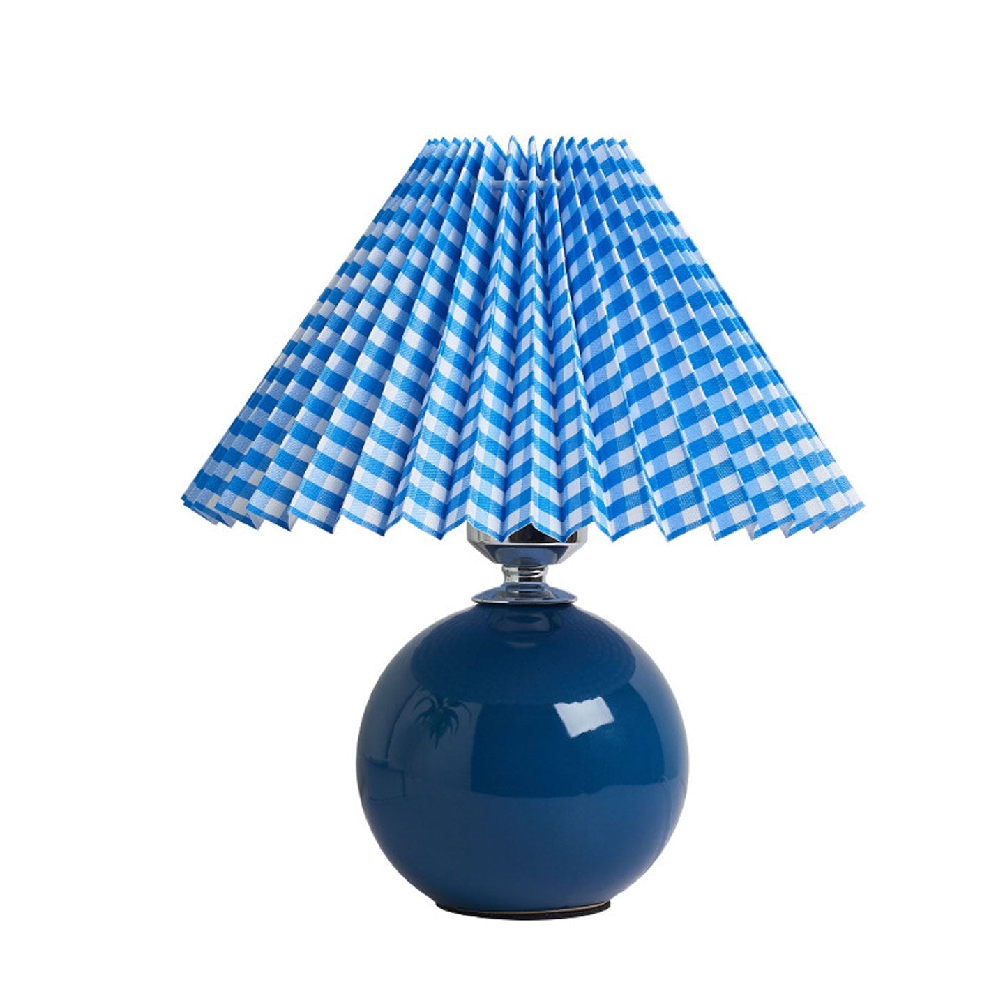 Lasson – Lampada da Tavolo Pieghettata in Ceramica Nordica a Luce Singola