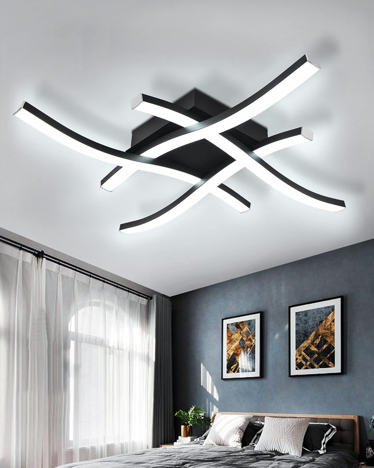 Fluxarelle – Folyékony Forma Egyszerű Mennyezeti Lámpa