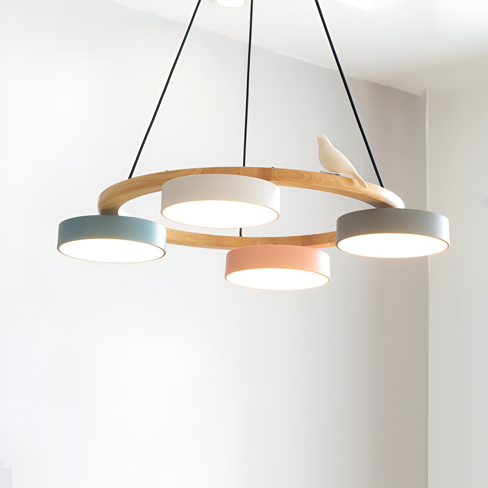 Lunor – Nordic Acrylic Bird Round Pendant Light