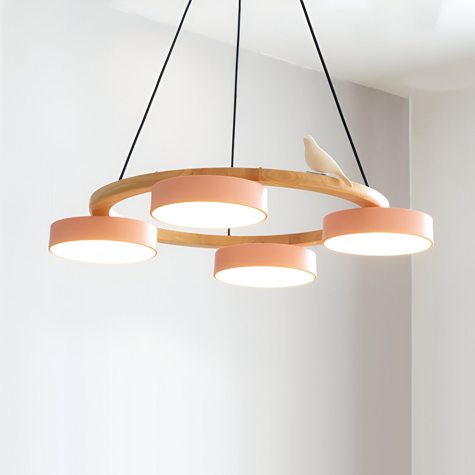 Lunor – Nordic Acrylic Bird Round Pendant Light