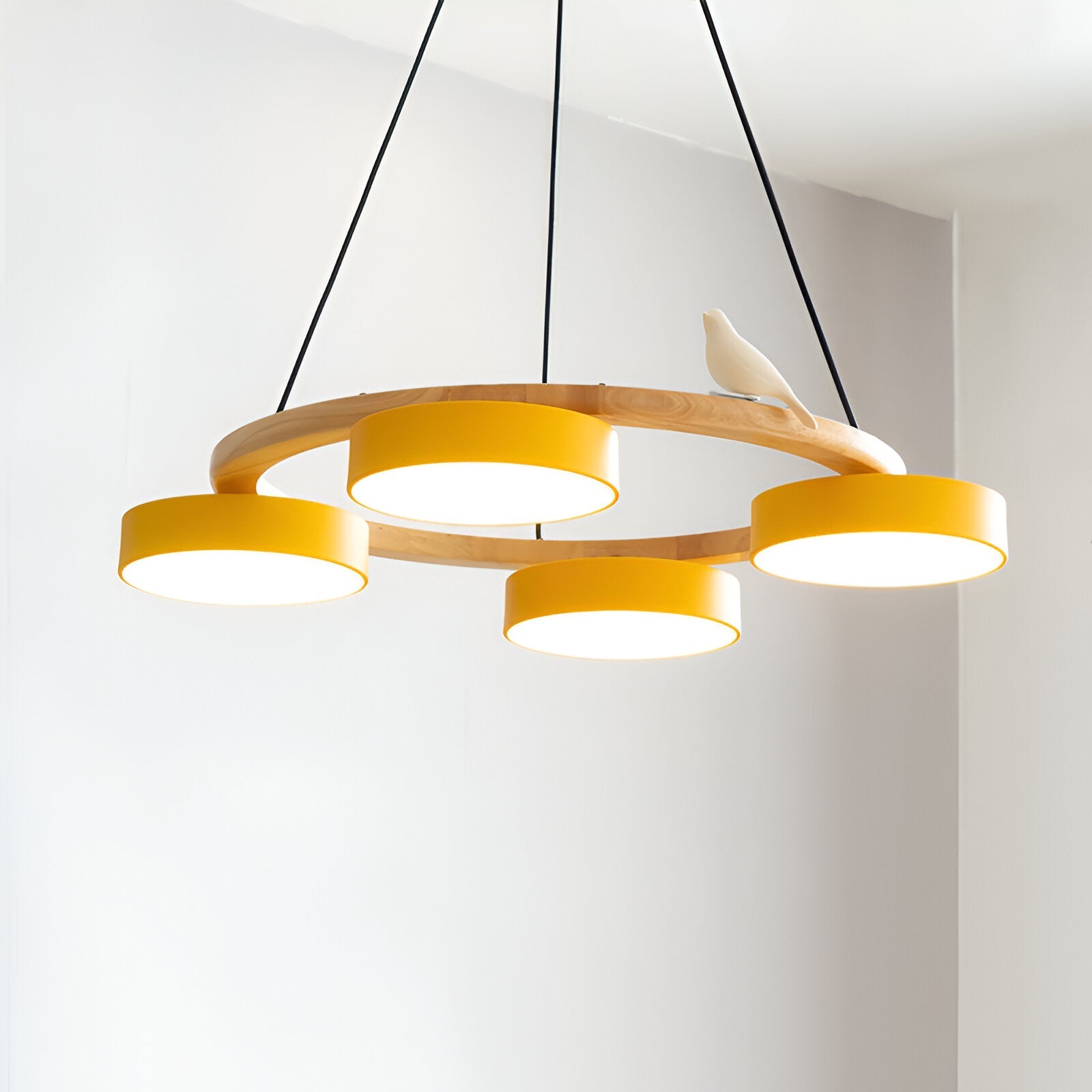 Lunor – Nordic Acrylic Bird Round Pendant Light