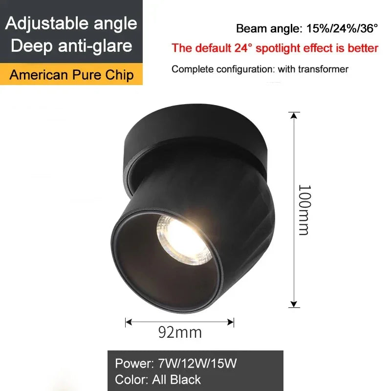 Maurevia – Szabályozható fényerejű LED mennyezeti reflektor