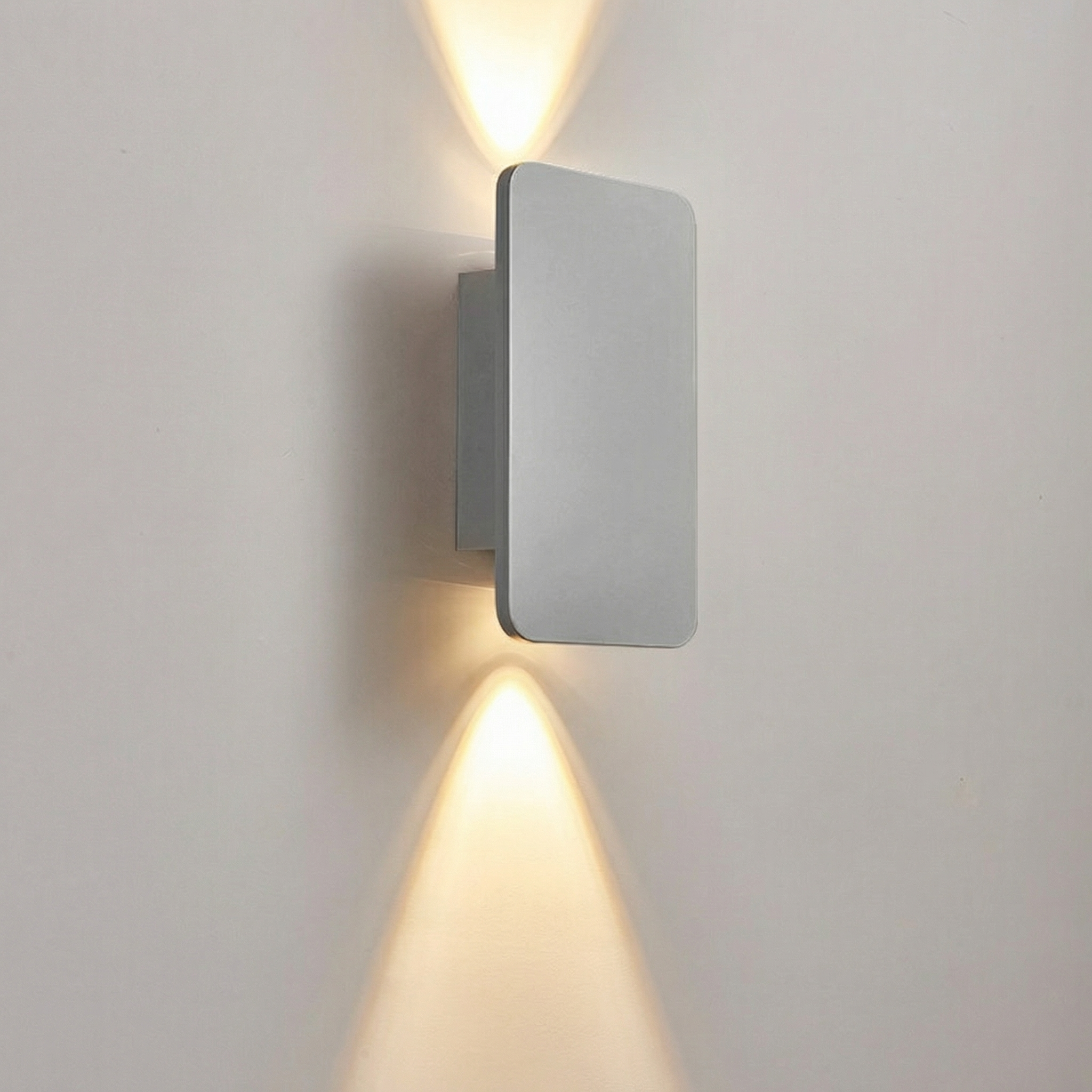 Cireonn - Brushed Aluminium Up Down Wall Lamp