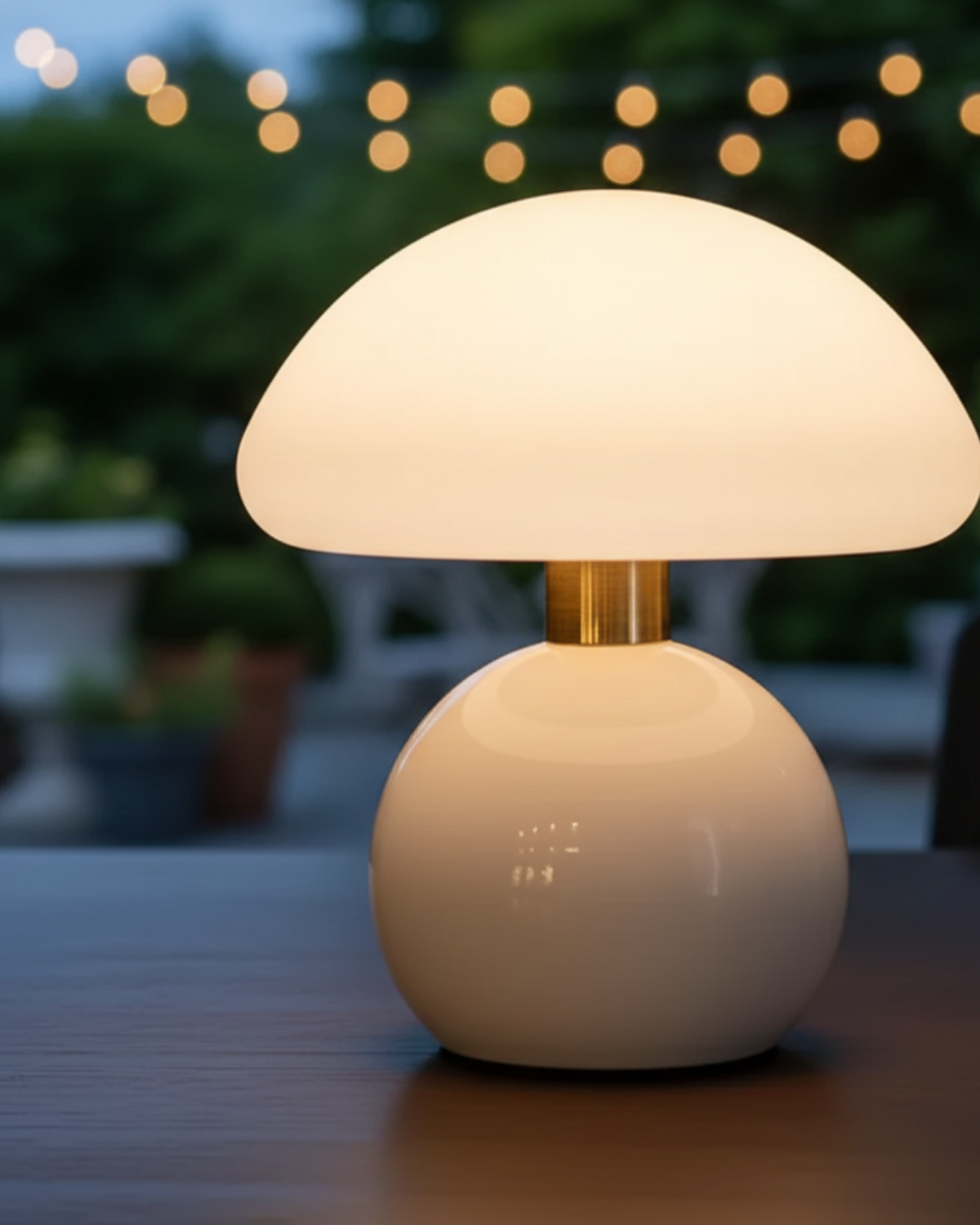 Celunari – Elegant keramisk bordlampe med trefarvet lys