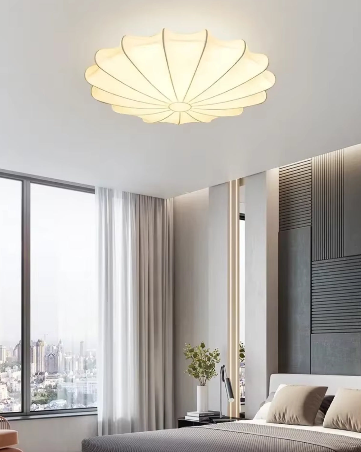 Drosven – Lampada da soffitto nera industriale L’Opale