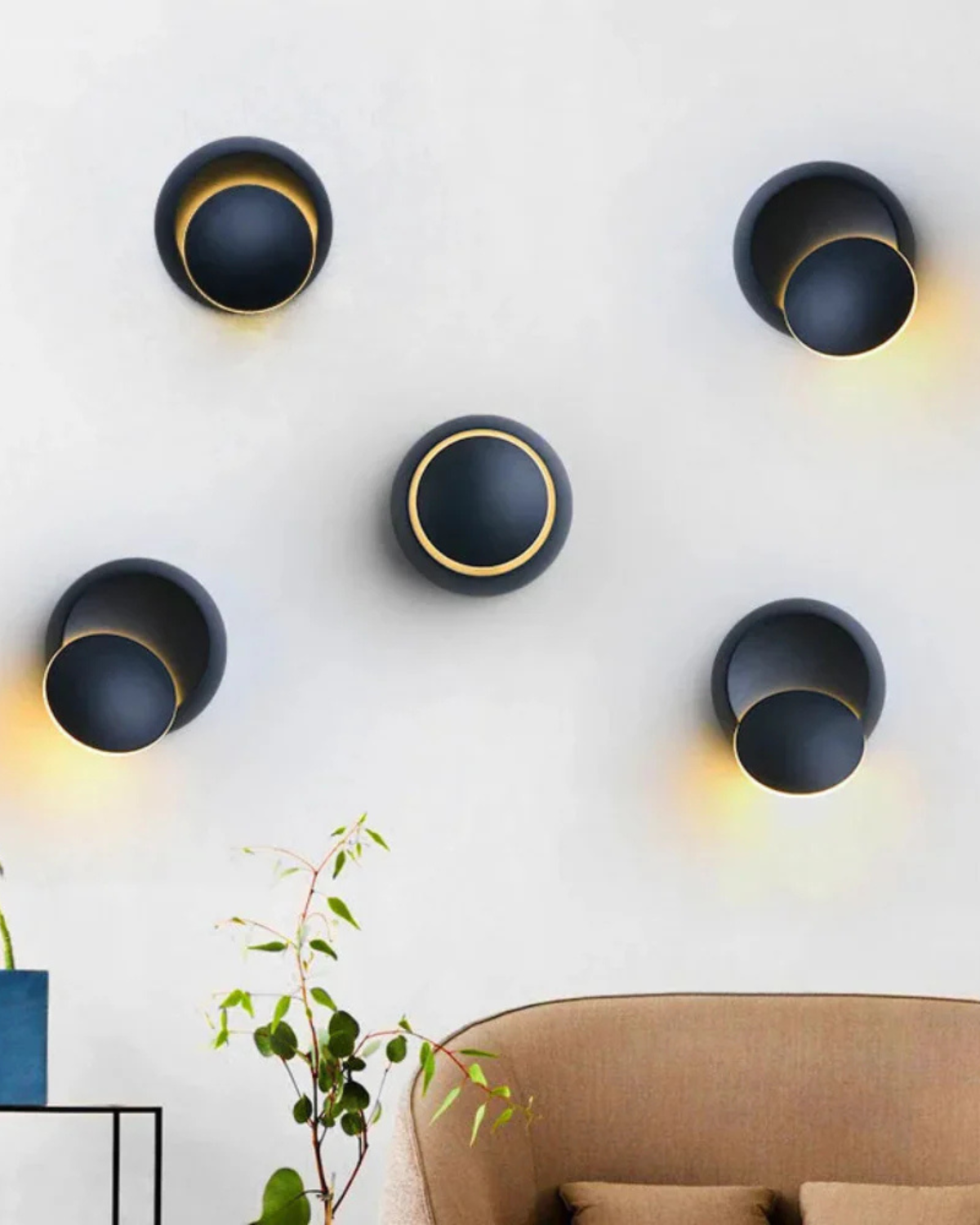 Halvyn – Szoborszerű fali lámpa hangulatos LED fényárammal