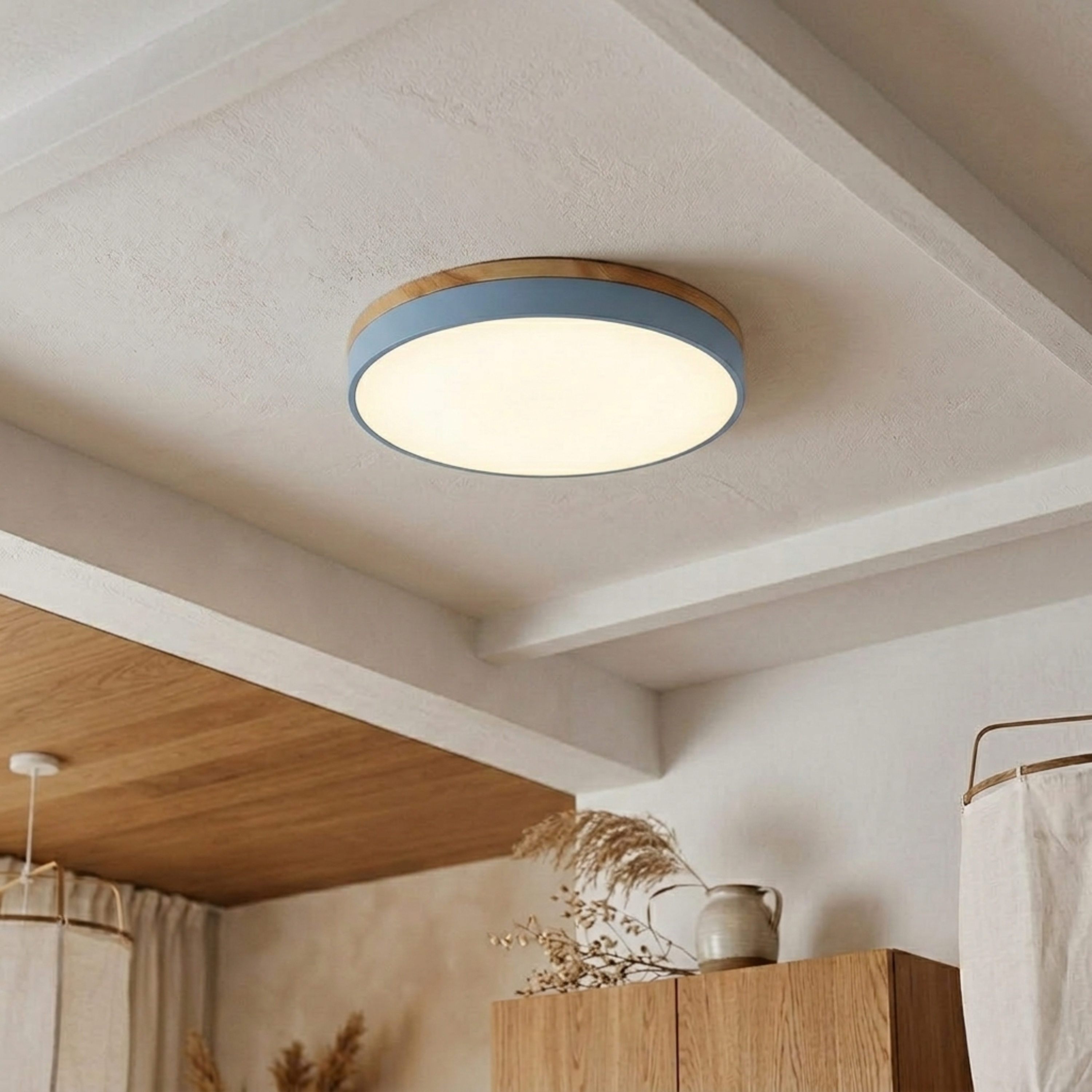 Cabain – Moderne Rund Skive Loftlampe