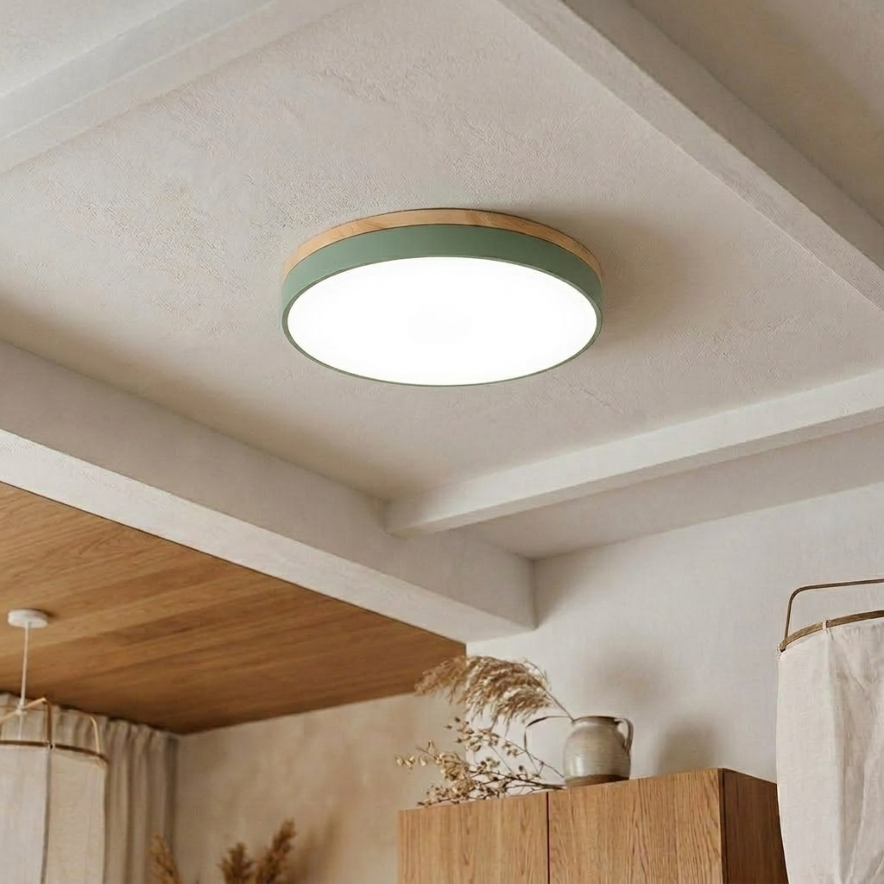 Cabain – Moderne Rund Skive Loftlampe