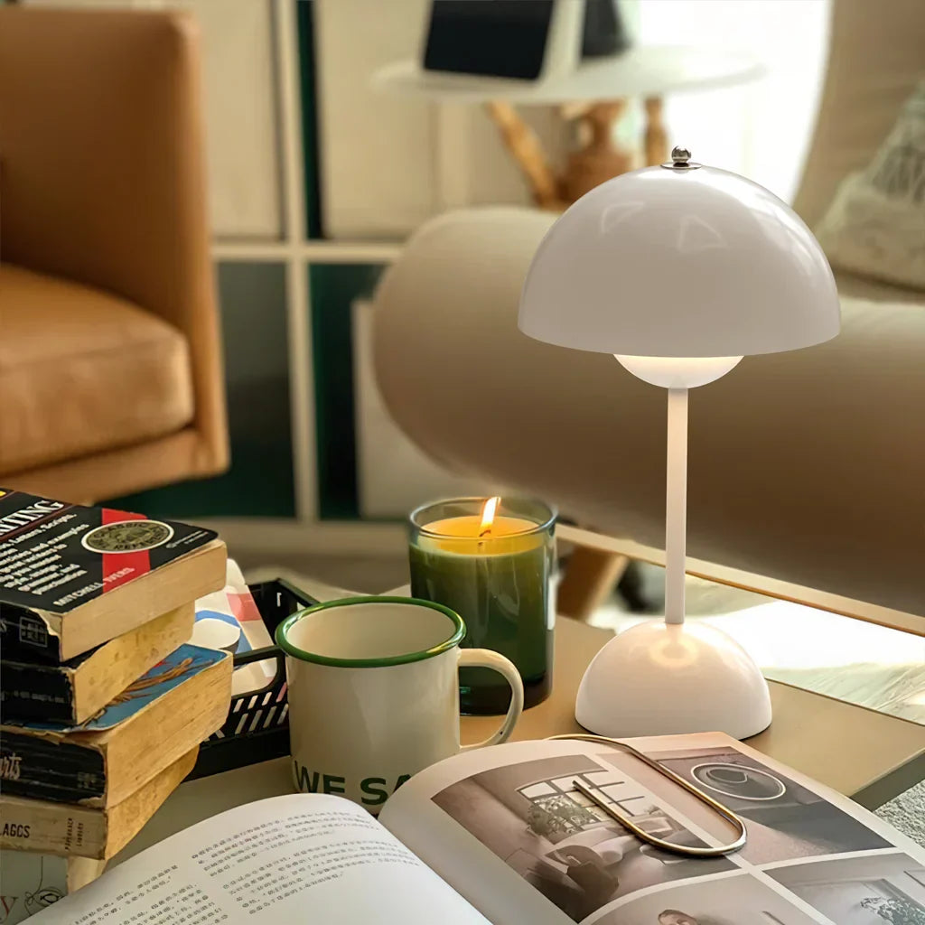 Elyndor – Lampe de Table Scandinave Design Sans Fil Dimmable