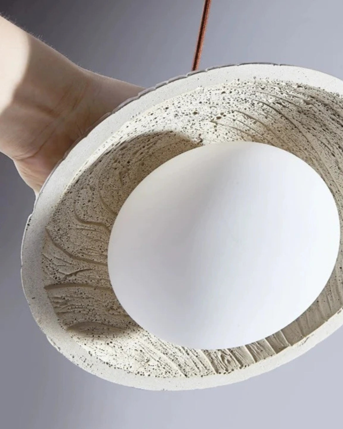 Thareon - Lampada a sospensione a cupola terrestre