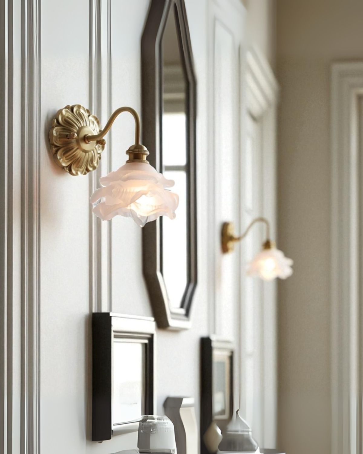 Papirelle - Le Papillon Inspireret Væglampe