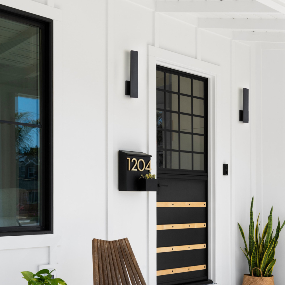 Draxen - Velmi odolná lucerna IP65 vodotěsná venkovní minimalistická nástěnná lampa