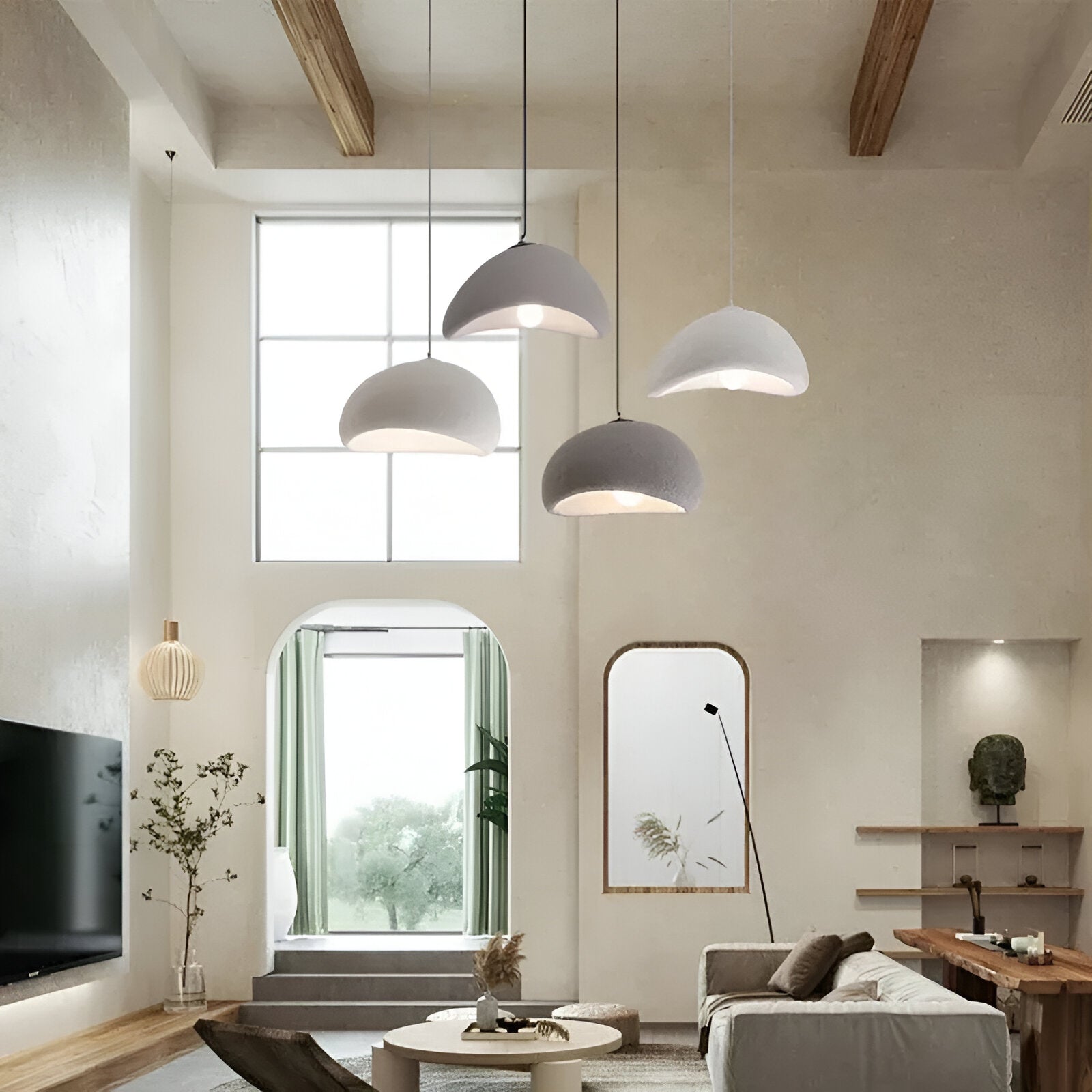 Orizu - Nordic Wabi Sabi Fiberglass Pendant Light