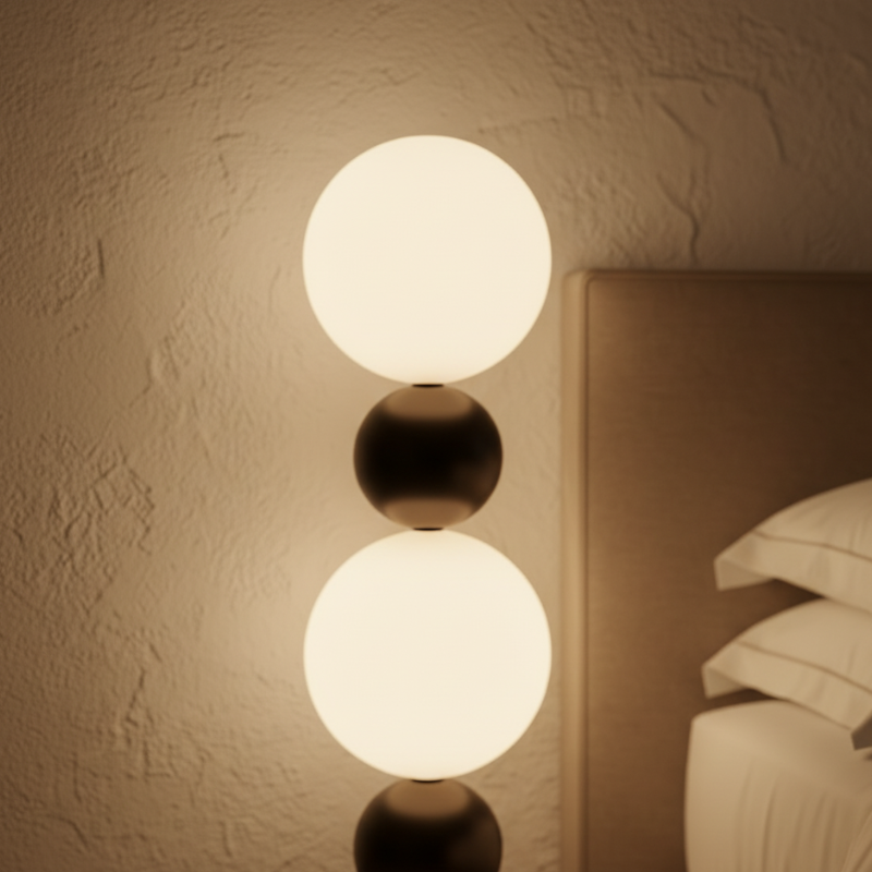 Solavien – Håndlavet Gulvlampe med Kalebasdesign i Moderne Stil