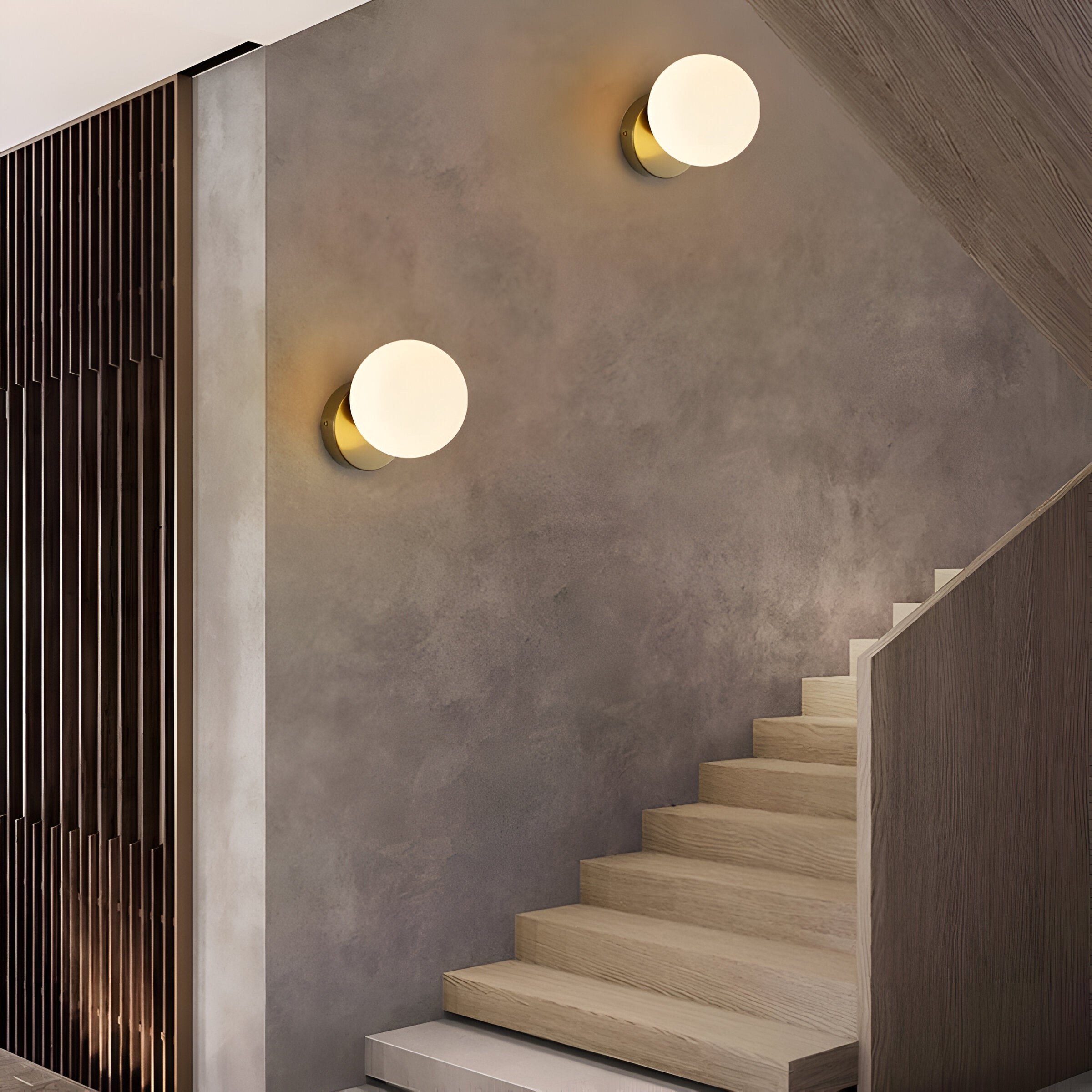 Ariavine – Nordic Glass Shade Wall Light