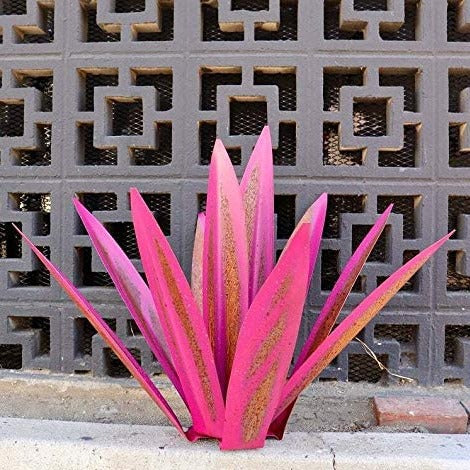 Zarellis – Metal Agave Garden Sculpture Stainless Steel