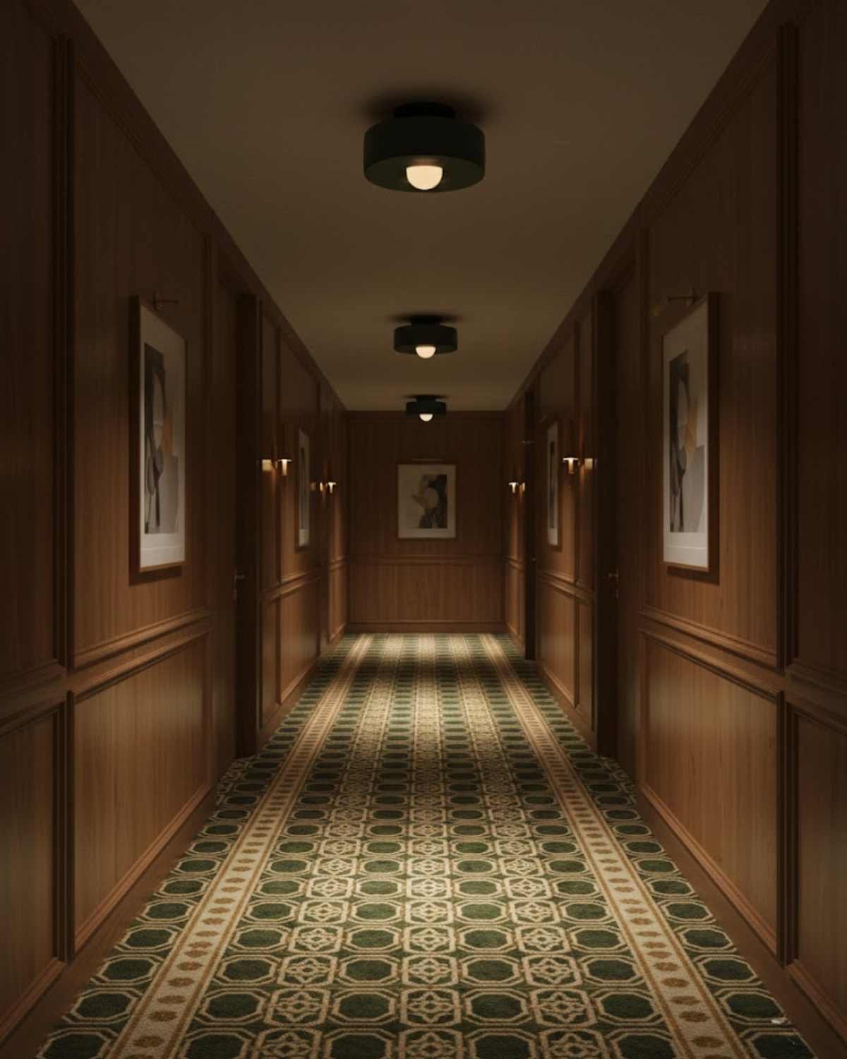 Cirvane – Lampada da soffitto in resina moderna Le Cercle