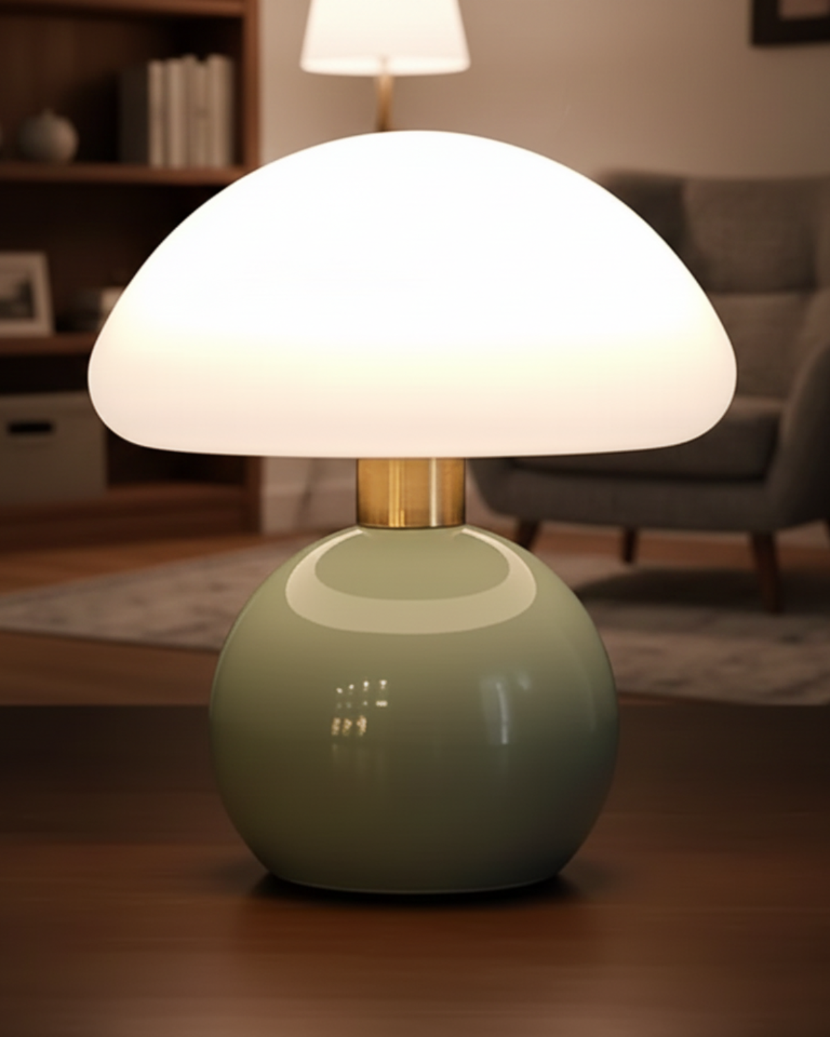 Celunari – Elegant keramisk bordlampe med trefarvet lys