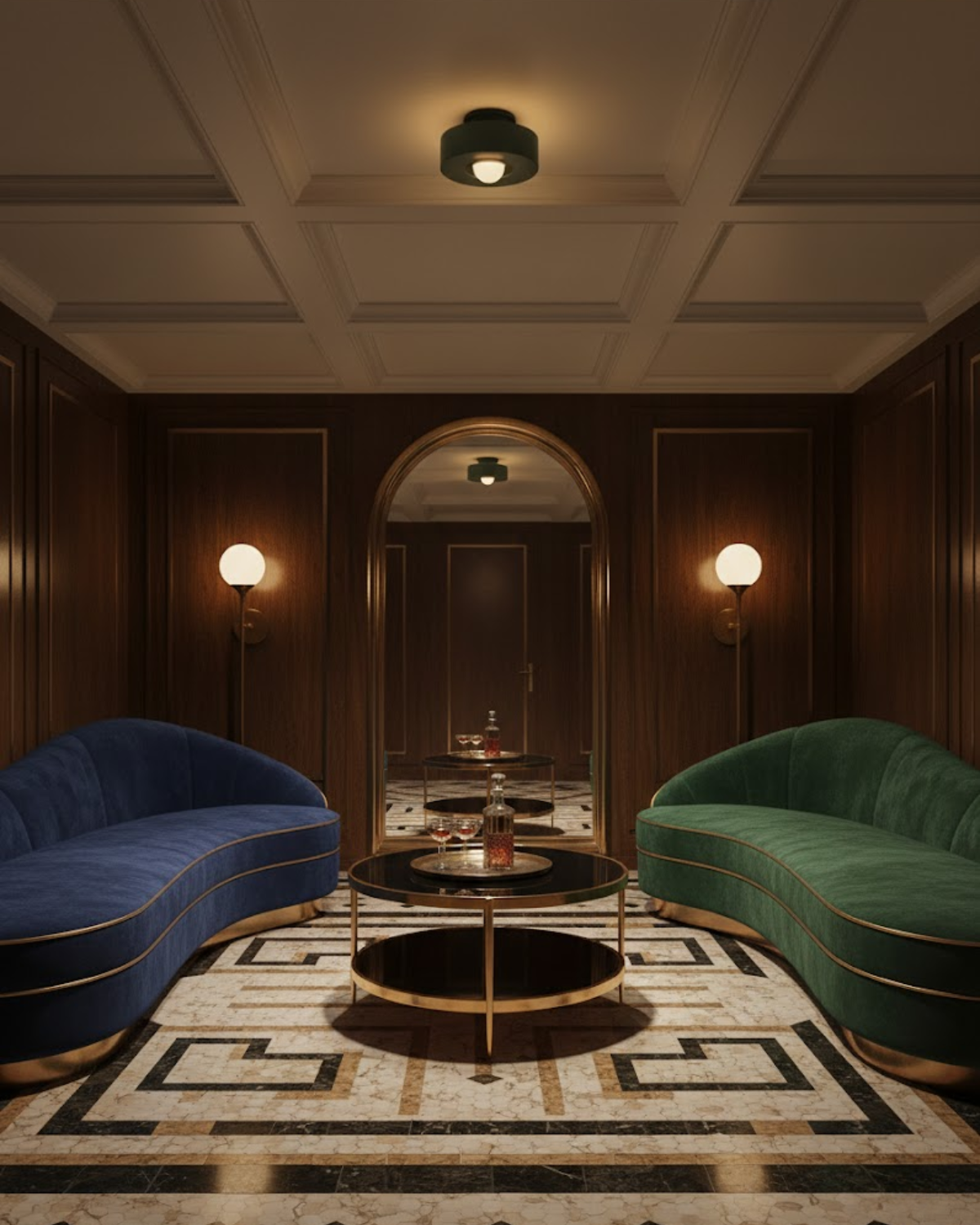 Cirvane – Lampada da soffitto in resina moderna Le Cercle