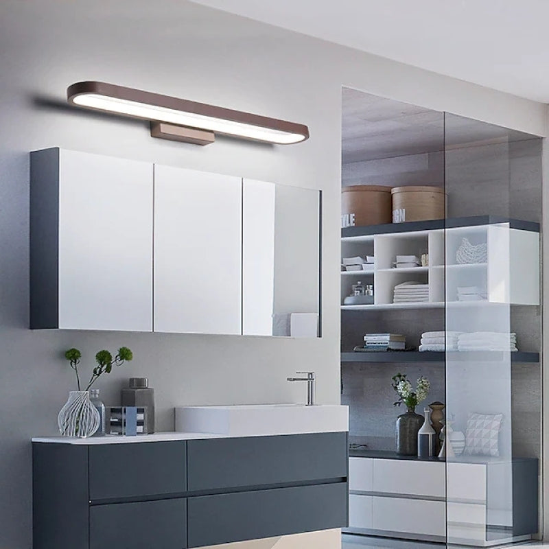 Verano – Lampă de perete modernă, design liniar, culoare cafea