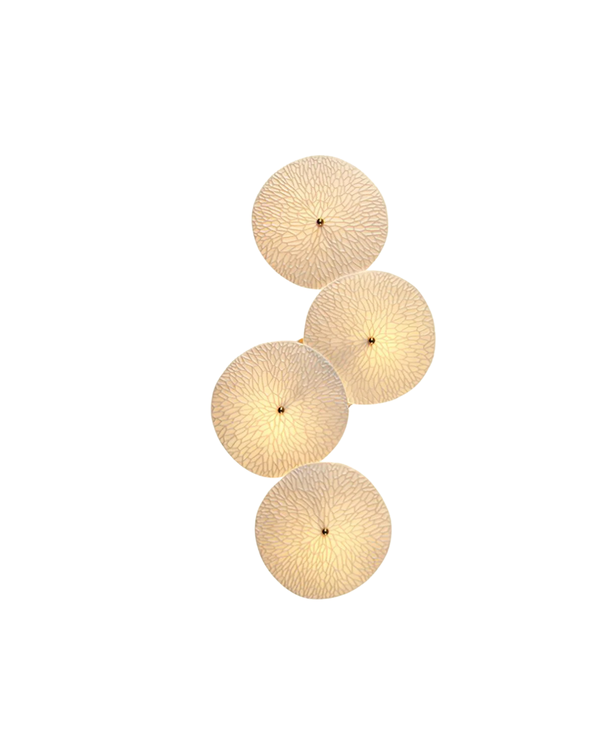 Loturelle – Lámpara de pared minimalista con pétalos escultóricos