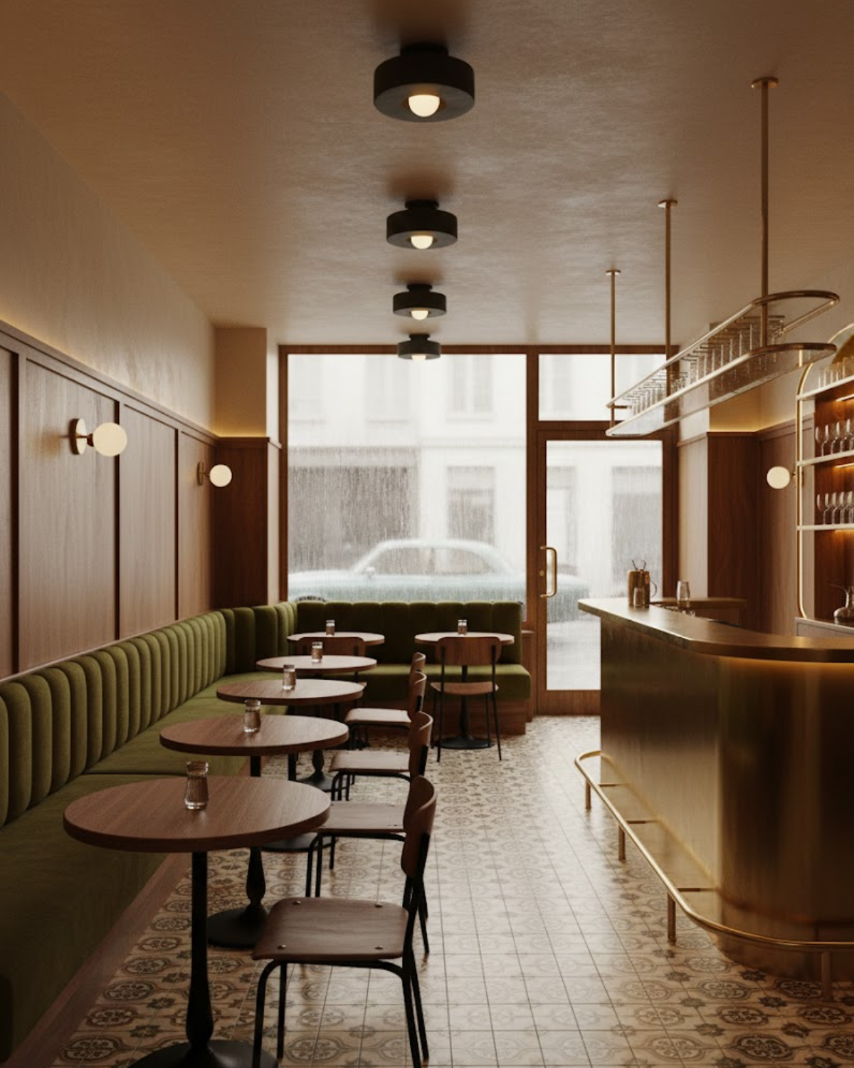 Cirvane – Lampada da soffitto in resina moderna Le Cercle