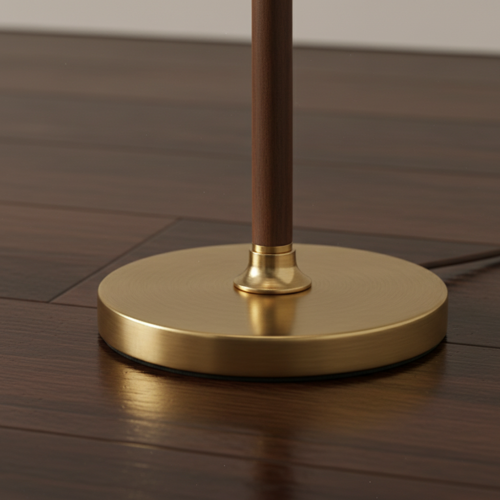 Selunari – Lampada da terra moderna in carta di riso