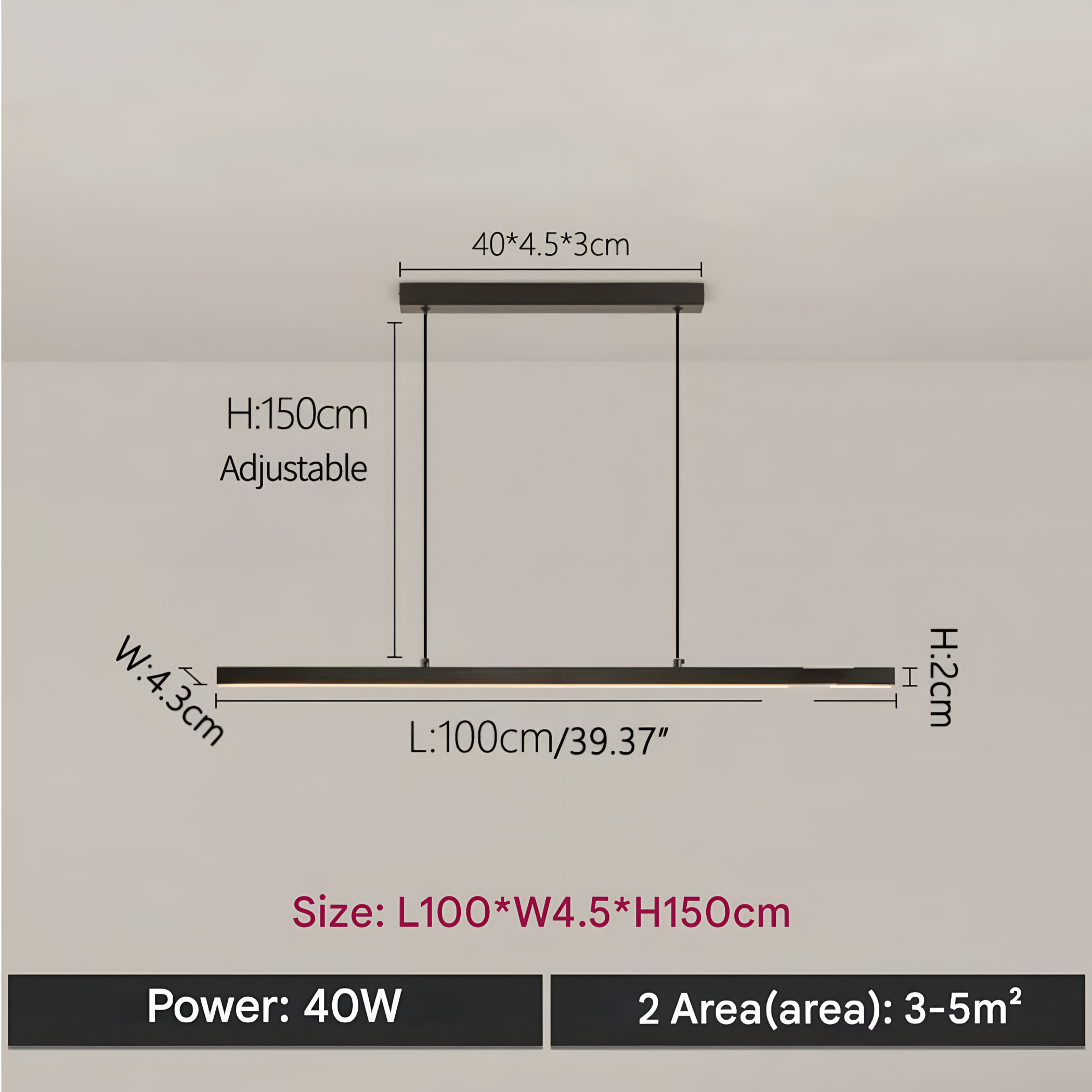 Nyvori – Luxury Nordic Acrylic LED Pendant Light