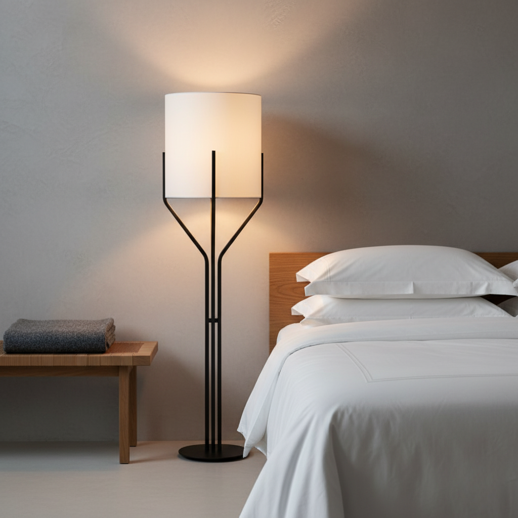 Sylvorae - Elegáns modern réz állólámpa nappali világításhoz