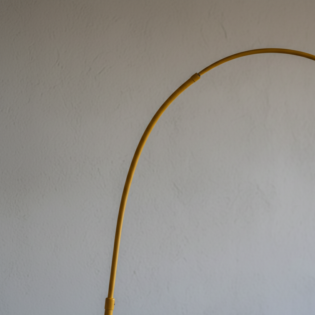 Arcalis - Stylish Modern Metal Arc Floor Lamp with Curved Shade