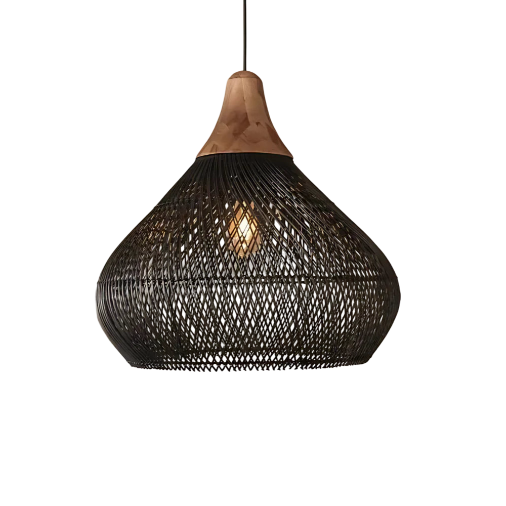Zavaya - Boho Style Rattan Pendant Light